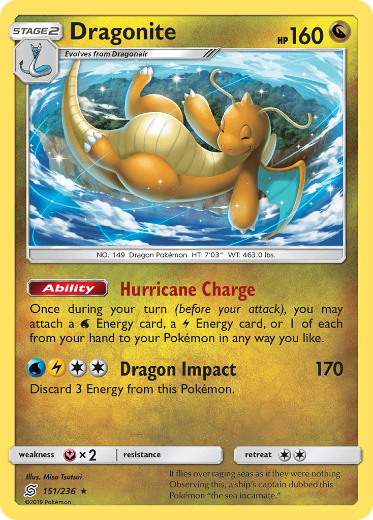 Dragonite Unified Minds card