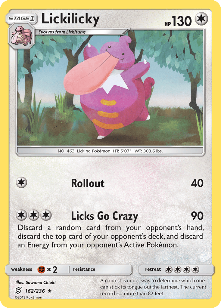 Lickilicky Unified Minds card