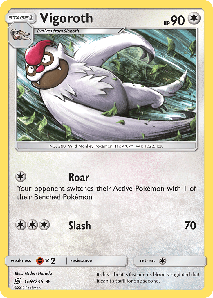 Vigoroth Unified Minds card