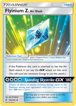Flyinium Z: Air Slash Unified Minds card