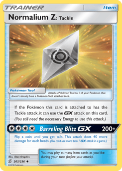 Normalium Z: Tackle Unified Minds card