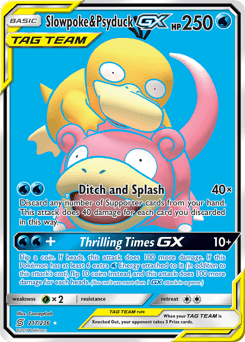 Slowpoke & Psyduck-GX Unified Minds card