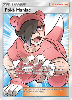 Poké Maniac Unified Minds card