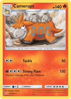Camerupt Unified Minds card