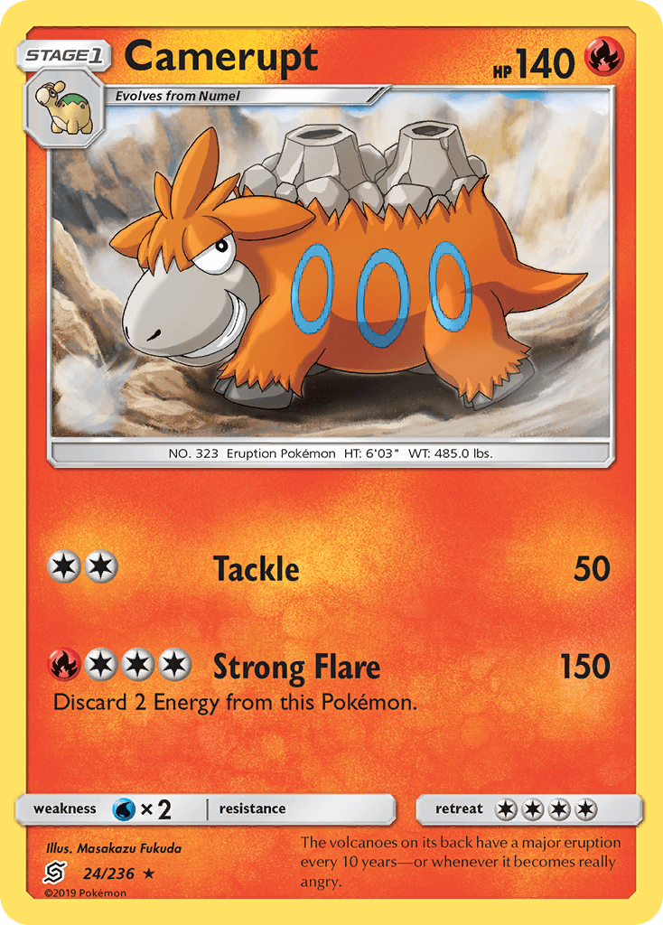 Camerupt Unified Minds card