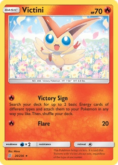 Victini Unified Minds card