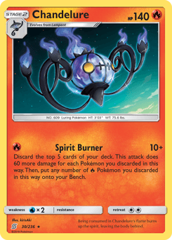 Chandelure Unified Minds card