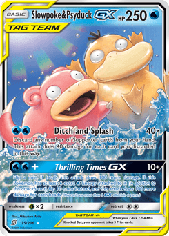 Slowpoke & Psyduck-GX Unified Minds card