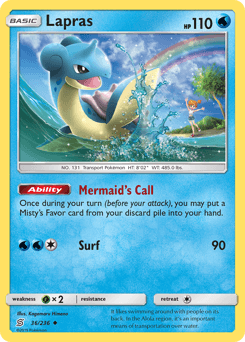 Lapras Unified Minds card