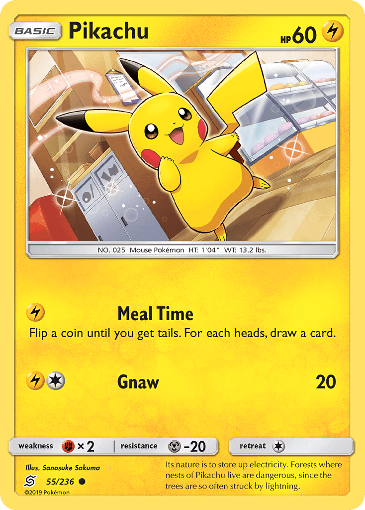Pikachu Unified Minds card