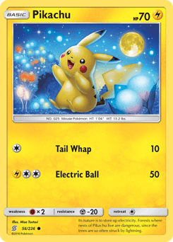 Pikachu Unified Minds card