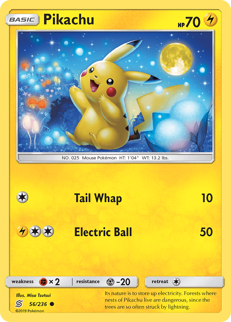 Pikachu Unified Minds card