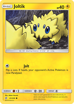 Joltik Unified Minds card