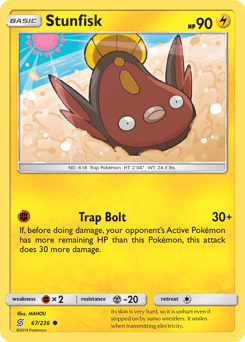 Stunfisk Unified Minds card