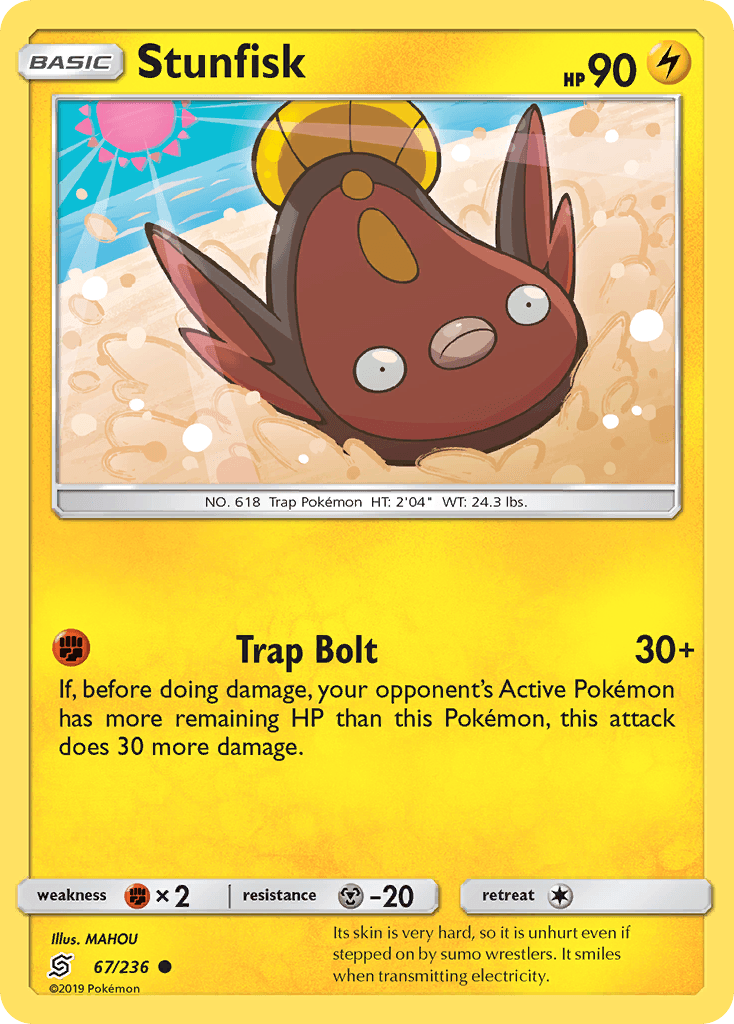 Stunfisk Unified Minds card