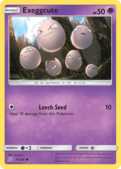 Exeggcute Unified Minds card