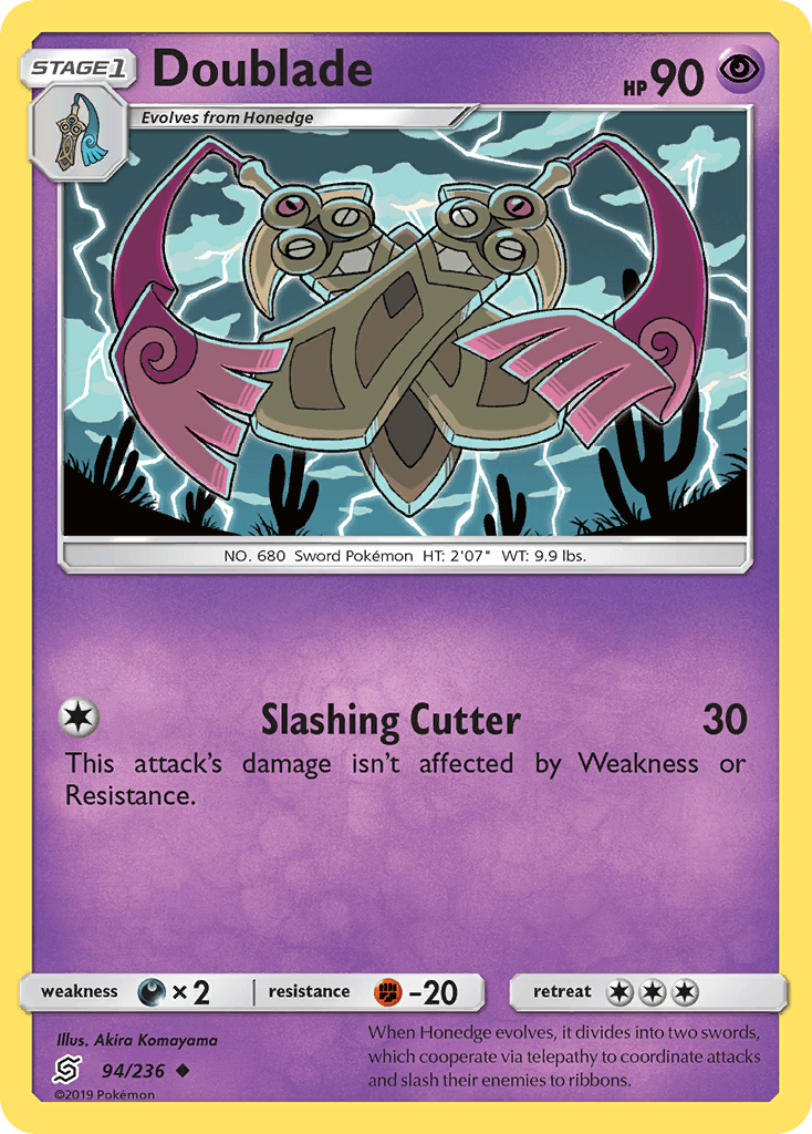Doublade Unified Minds card