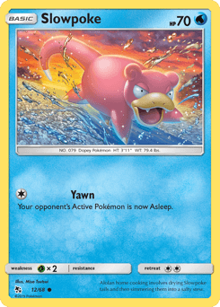 Slowpoke Hidden Fates card