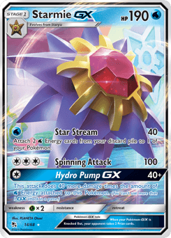 Starmie-GX Hidden Fates card