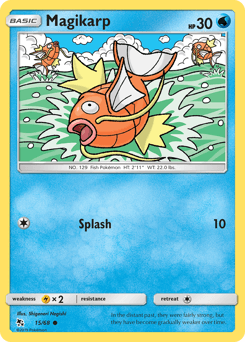 Magikarp Hidden Fates card