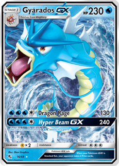 Gyarados-GX Hidden Fates card