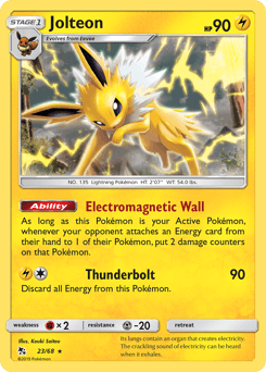 Jolteon Hidden Fates card