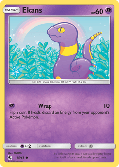 Ekans Hidden Fates card