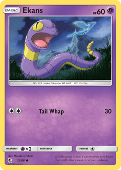 Ekans Hidden Fates card