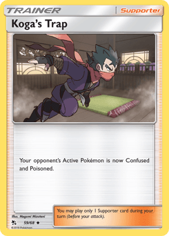 Koga's Trap Hidden Fates card
