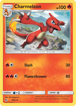Charmeleon Hidden Fates card