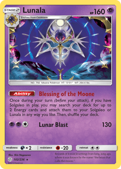 Lunala Cosmic Eclipse card