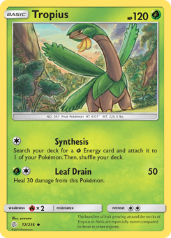 Tropius Cosmic Eclipse card