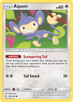 Aipom Cosmic Eclipse card