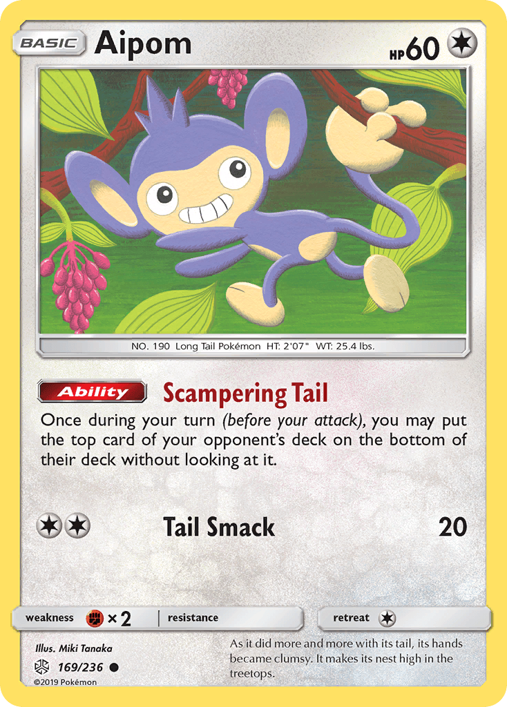 Aipom Cosmic Eclipse card