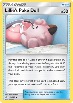 Lillie's Poké Doll Cosmic Eclipse card