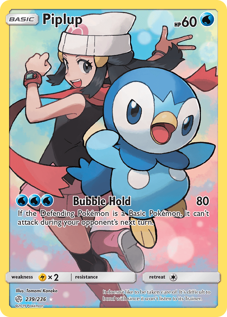 Piplup Cosmic Eclipse card