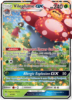 Vileplume-GX Cosmic Eclipse card