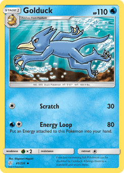 Golduck Cosmic Eclipse card