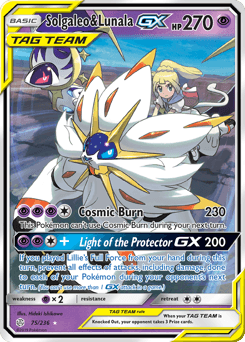 Solgaleo & Lunala-GX Cosmic Eclipse card