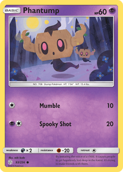 Phantump Cosmic Eclipse card