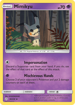 Mimikyu Cosmic Eclipse card