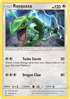 Rayquaza Guardians Rising card