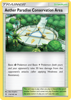 Aether Paradise Conservation Area Guardians Rising card