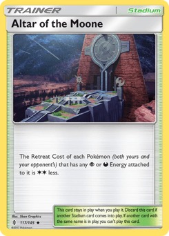 Altar of the Moone Guardians Rising card