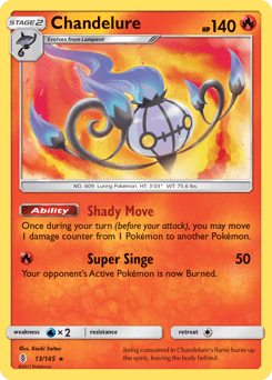Chandelure Guardians Rising card