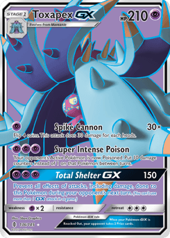 Toxapex-GX Guardians Rising card