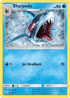 Sharpedo Guardians Rising card