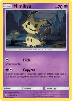 Mimikyu Guardians Rising card