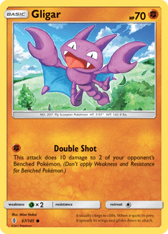 Gligar Guardians Rising card