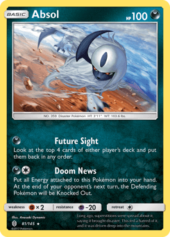Absol Guardians Rising card